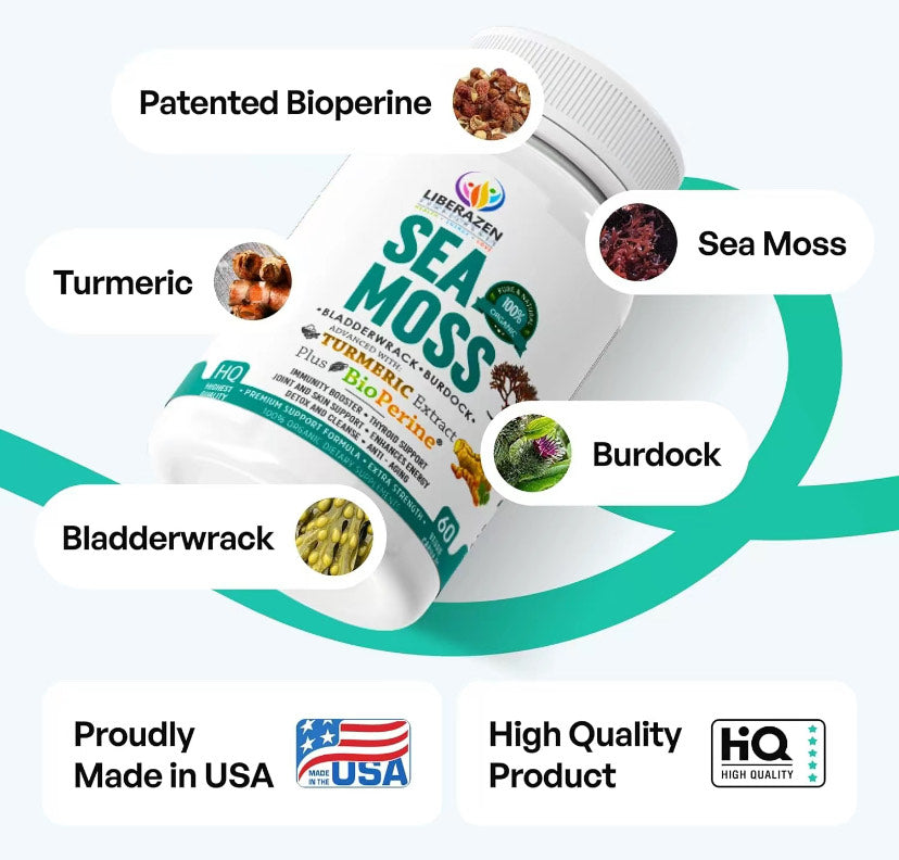 Organic Irish Sea Moss Vitamins